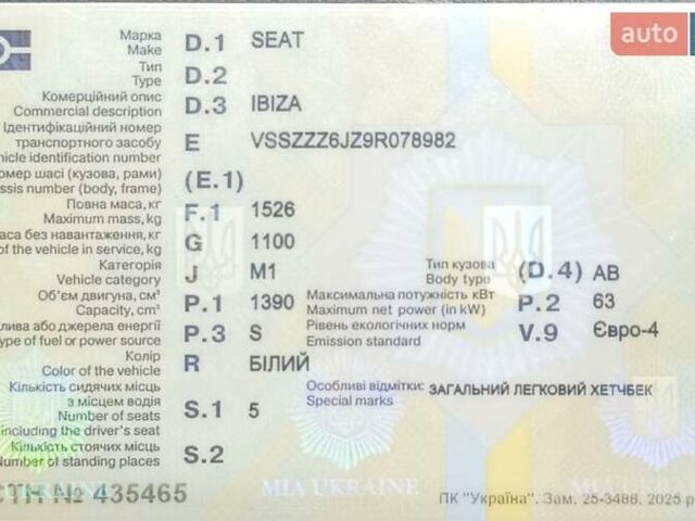 Белый Сеат Ибица, объемом двигателя 1.39 л и пробегом 197 тыс. км за 5000 $, фото 50 на Automoto.ua