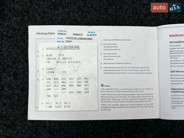 Білий Сеат Ibiza, об'ємом двигуна 1.4 л та пробігом 202 тис. км за 7800 $, фото 65 на Automoto.ua