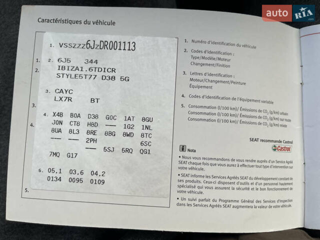Сірий Сеат Ibiza, об'ємом двигуна 1.6 л та пробігом 177 тис. км за 9499 $, фото 37 на Automoto.ua