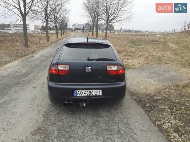 Черный Сеат Леон, объемом двигателя 1.9 л и пробегом 300 тыс. км за 3800 $, фото 3 на Automoto.ua