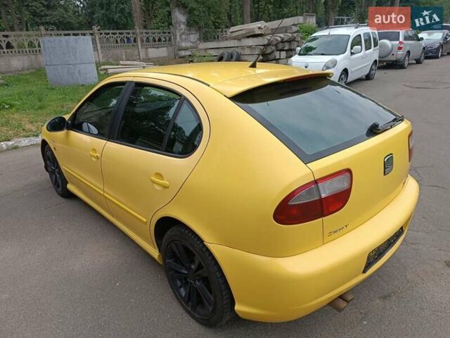Жовтий Сеат Leon, об'ємом двигуна 1.8 л та пробігом 426 тис. км за 4000 $, фото 6 на Automoto.ua