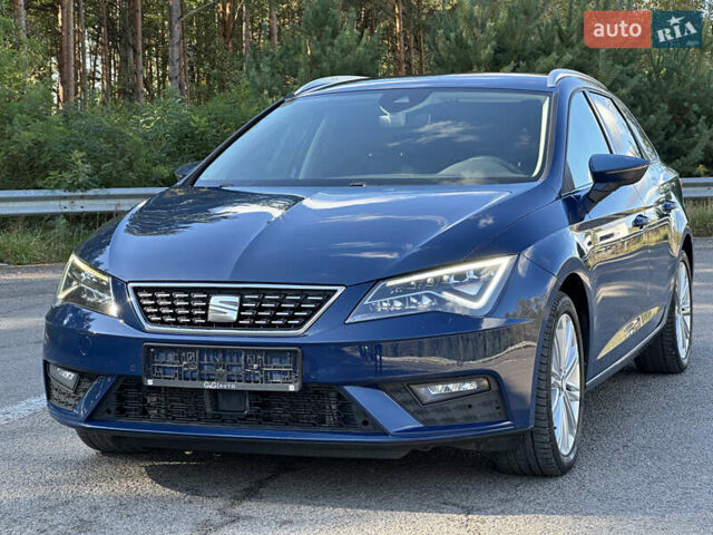 Синій Сеат Leon, об'ємом двигуна 2 л та пробігом 218 тис. км за 15299 $, фото 1 на Automoto.ua