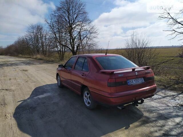 Червоний Сеат Toledo, об'ємом двигуна 1.6 л та пробігом 205 тис. км за 2699 $, фото 7 на Automoto.ua