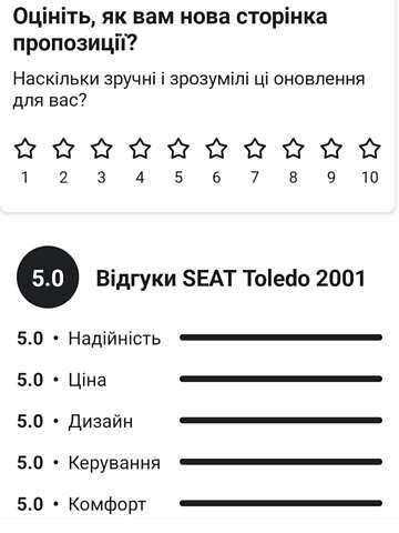 Серый Сеат Толедо, объемом двигателя 1.9 л и пробегом 300 тыс. км за 3750 $, фото 1 на Automoto.ua