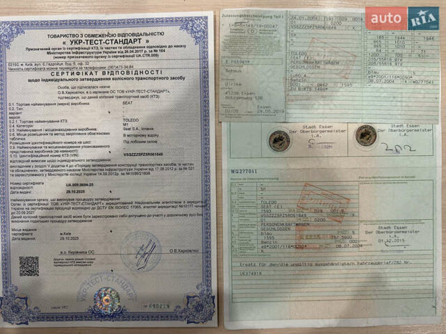 Синий Сеат Толедо, объемом двигателя 1.6 л и пробегом 213 тыс. км за 6500 $, фото 64 на Automoto.ua