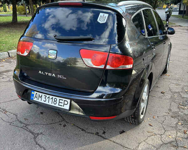 Черный Сеат Altea XL, объемом двигателя 1.9 л и пробегом 191 тыс. км за 6900 $, фото 2 на Automoto.ua