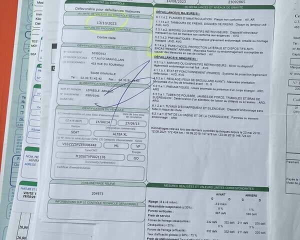 Черный Сеат Altea XL, объемом двигателя 2 л и пробегом 232 тыс. км за 8850 $, фото 32 на Automoto.ua