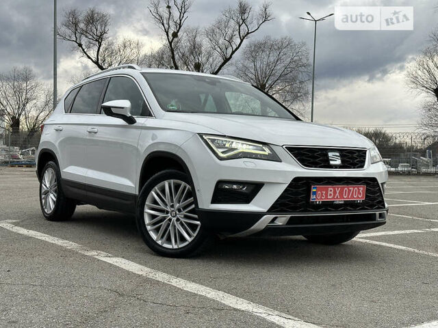 Білий Сеат Ateca, об'ємом двигуна 2 л та пробігом 250 тис. км за 20800 $, фото 1 на Automoto.ua