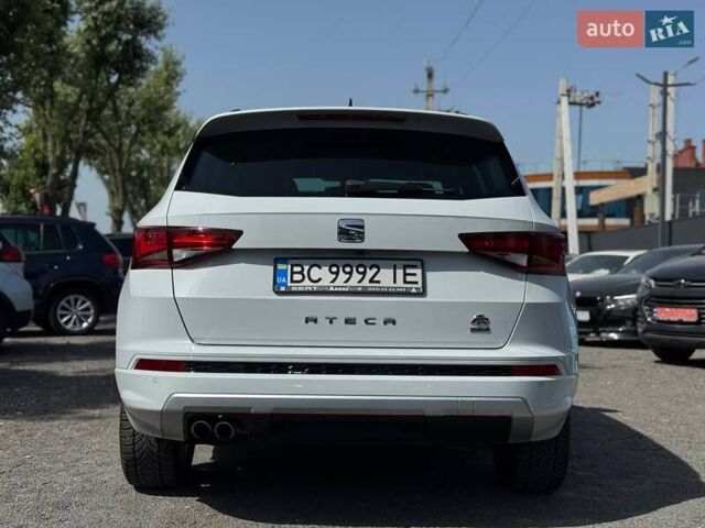 Белый Сеат Ateca, объемом двигателя 1.97 л и пробегом 24 тыс. км за 28000 $, фото 3 на Automoto.ua