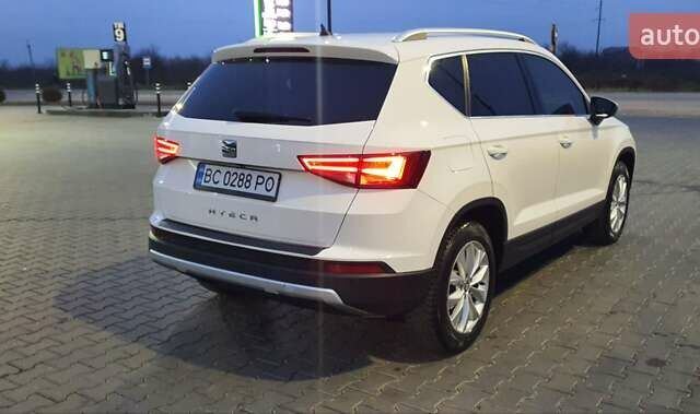 Белый Сеат Ateca, объемом двигателя 1.6 л и пробегом 196 тыс. км за 19150 $, фото 9 на Automoto.ua