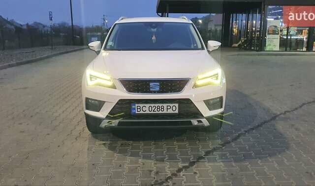 Белый Сеат Ateca, объемом двигателя 1.6 л и пробегом 196 тыс. км за 19150 $, фото 11 на Automoto.ua