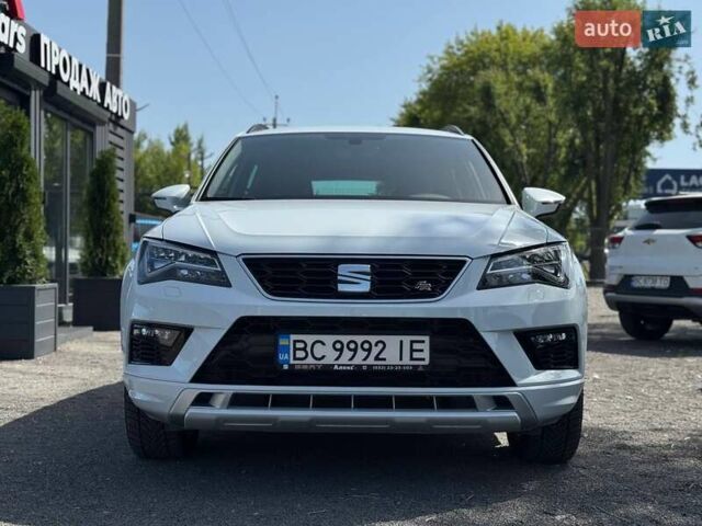 Белый Сеат Ateca, объемом двигателя 1.97 л и пробегом 24 тыс. км за 28000 $, фото 7 на Automoto.ua