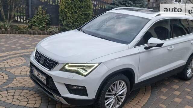 Белый Сеат Ateca, объемом двигателя 1.6 л и пробегом 45 тыс. км за 19150 $, фото 4 на Automoto.ua