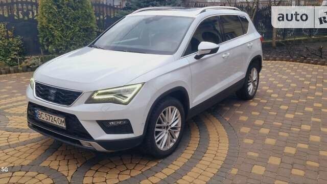 Білий Сеат Ateca, об'ємом двигуна 1.6 л та пробігом 45 тис. км за 19150 $, фото 19 на Automoto.ua