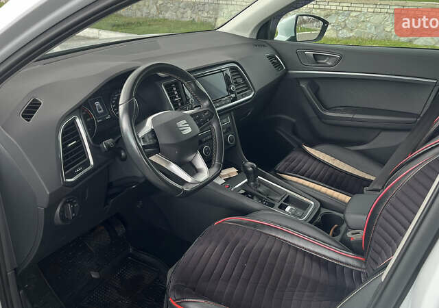 Білий Сеат Ateca, об'ємом двигуна 1.5 л та пробігом 57 тис. км за 25000 $, фото 9 на Automoto.ua