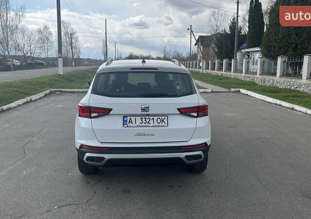 Білий Сеат Ateca, об'ємом двигуна 1.5 л та пробігом 57 тис. км за 25000 $, фото 2 на Automoto.ua