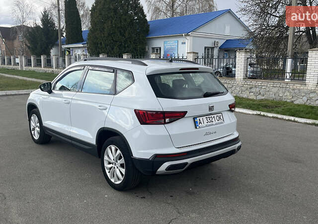 Білий Сеат Ateca, об'ємом двигуна 1.5 л та пробігом 57 тис. км за 25000 $, фото 1 на Automoto.ua