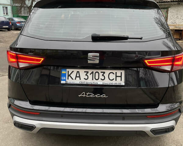 Черный Сеат Ateca, объемом двигателя 1.5 л и пробегом 74 тыс. км за 25000 $, фото 1 на Automoto.ua