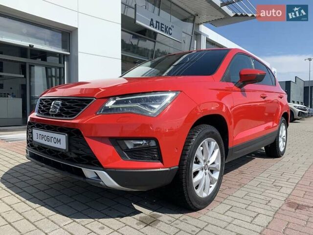Красный Сеат Ateca, объемом двигателя 1.4 л и пробегом 101 тыс. км за 15900 $, фото 5 на Automoto.ua