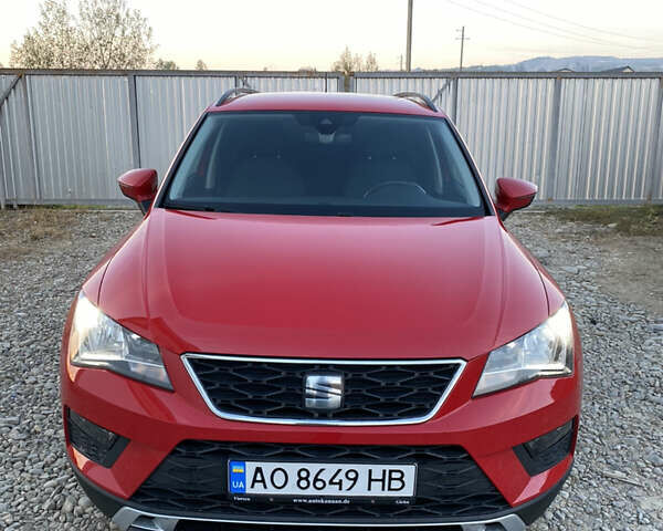 Красный Сеат Ateca, объемом двигателя 1.6 л и пробегом 150 тыс. км за 17000 $, фото 2 на Automoto.ua