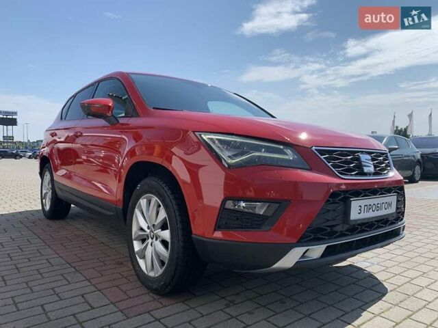 Красный Сеат Ateca, объемом двигателя 1.4 л и пробегом 101 тыс. км за 16700 $, фото 7 на Automoto.ua