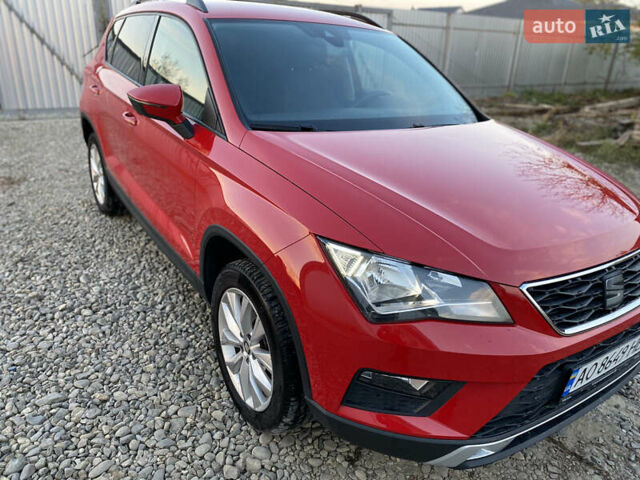 Красный Сеат Ateca, объемом двигателя 1.6 л и пробегом 150 тыс. км за 17000 $, фото 10 на Automoto.ua
