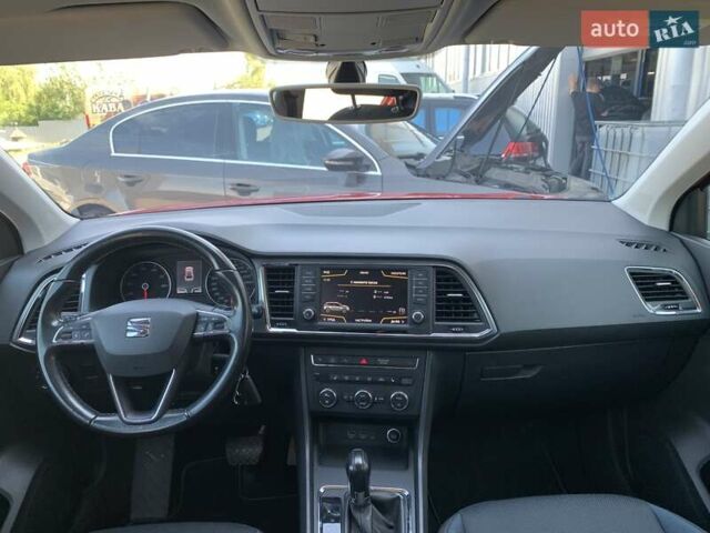 Красный Сеат Ateca, объемом двигателя 1.4 л и пробегом 101 тыс. км за 16700 $, фото 12 на Automoto.ua