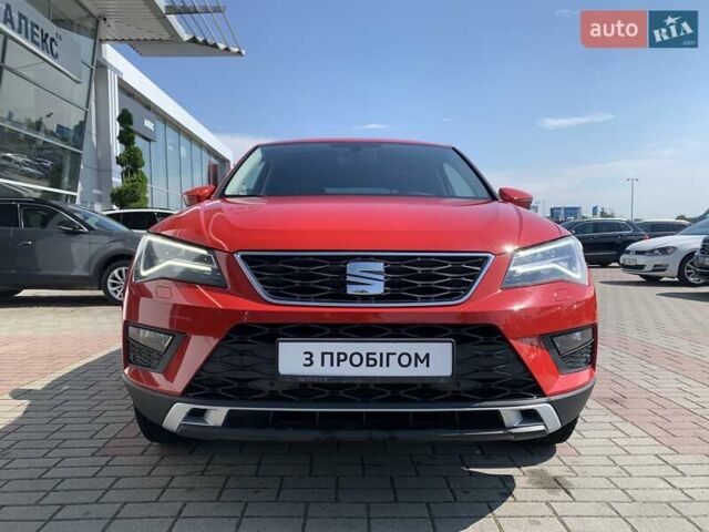 Красный Сеат Ateca, объемом двигателя 1.4 л и пробегом 101 тыс. км за 16700 $, фото 6 на Automoto.ua