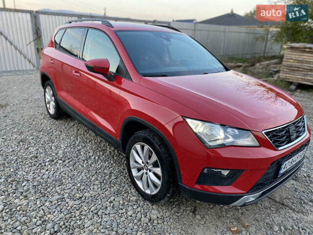 Красный Сеат Ateca, объемом двигателя 1.6 л и пробегом 150 тыс. км за 17000 $, фото 1 на Automoto.ua