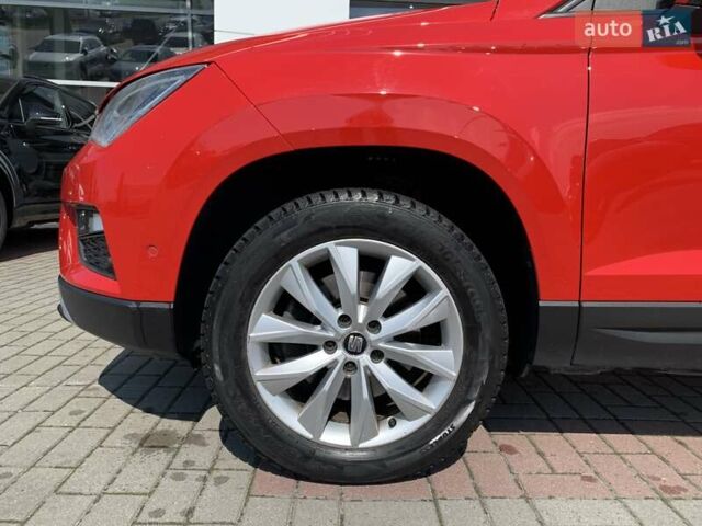 Красный Сеат Ateca, объемом двигателя 1.4 л и пробегом 101 тыс. км за 16700 $, фото 4 на Automoto.ua