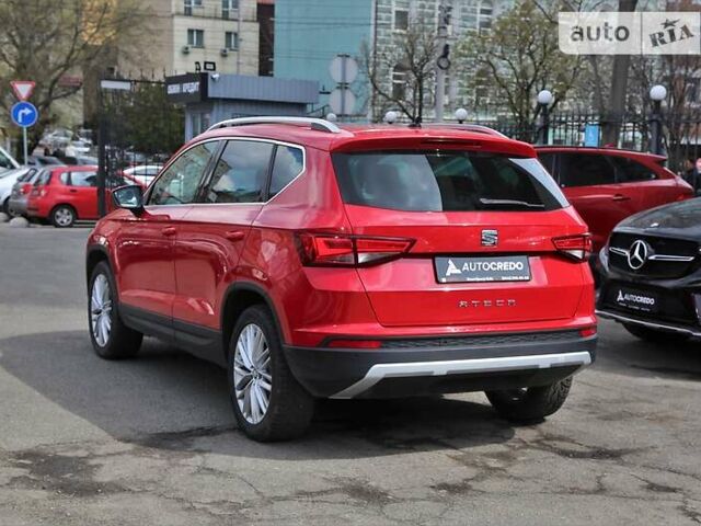 Красный Сеат Ateca, объемом двигателя 1.6 л и пробегом 68 тыс. км за 24500 $, фото 3 на Automoto.ua