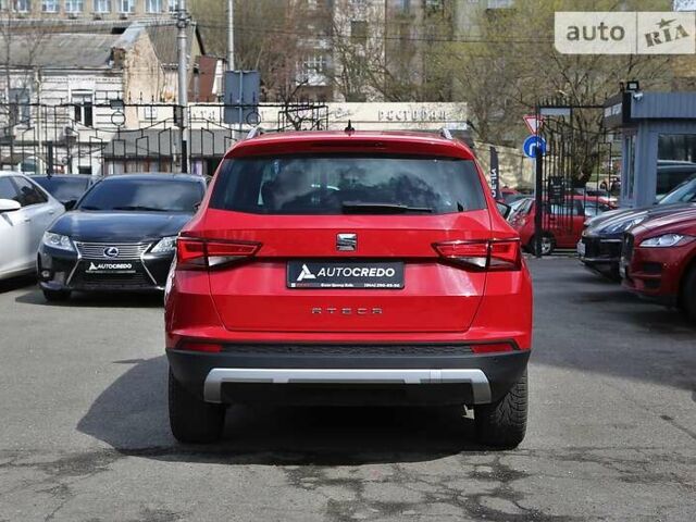 Красный Сеат Ateca, объемом двигателя 1.6 л и пробегом 68 тыс. км за 24500 $, фото 4 на Automoto.ua