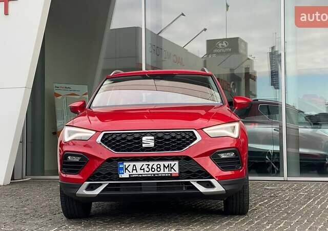 Красный Сеат Ateca, объемом двигателя 1.4 л и пробегом 1 тыс. км за 31076 $, фото 1 на Automoto.ua