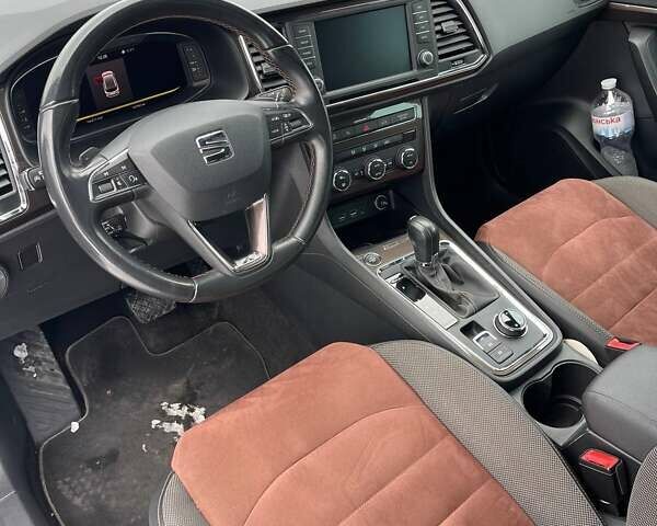 Серый Сеат Ateca, объемом двигателя 2 л и пробегом 167 тыс. км за 19100 $, фото 16 на Automoto.ua