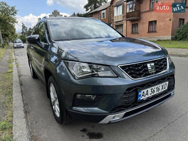 Серый Сеат Ateca, объемом двигателя 1.6 л и пробегом 56 тыс. км за 22500 $, фото 1 на Automoto.ua