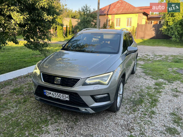 Серый Сеат Ateca, объемом двигателя 1.6 л и пробегом 168 тыс. км за 19800 $, фото 1 на Automoto.ua
