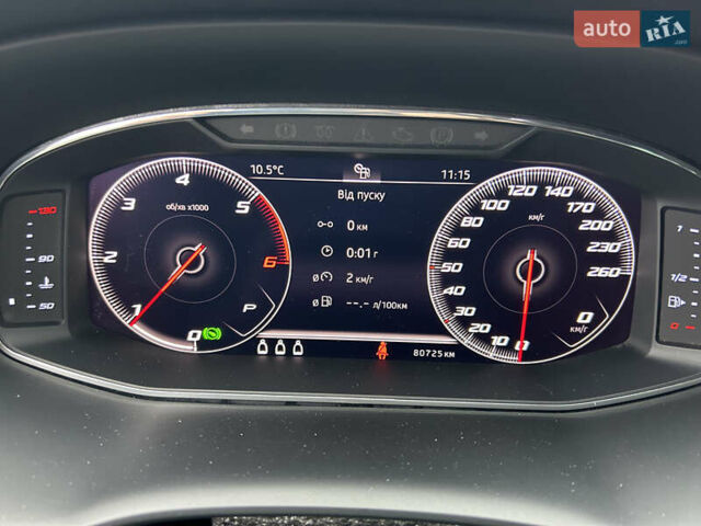 Серый Сеат Ateca, объемом двигателя 1.6 л и пробегом 80 тыс. км за 19500 $, фото 22 на Automoto.ua