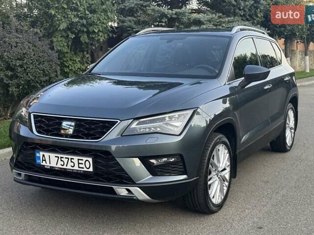 Серый Сеат Ateca, объемом двигателя 1.6 л и пробегом 114 тыс. км за 21500 $, фото 2 на Automoto.ua