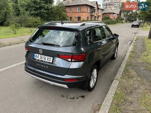 Серый Сеат Ateca, объемом двигателя 1.6 л и пробегом 56 тыс. км за 22500 $, фото 4 на Automoto.ua