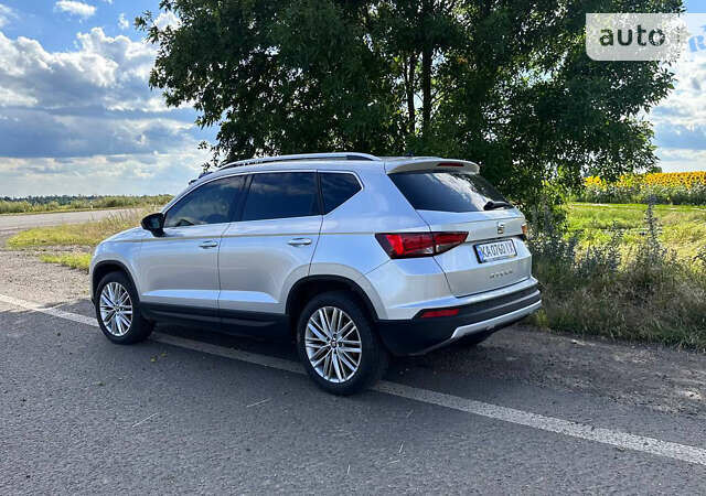 Сірий Сеат Ateca, об'ємом двигуна 1.6 л та пробігом 130 тис. км за 17700 $, фото 1 на Automoto.ua