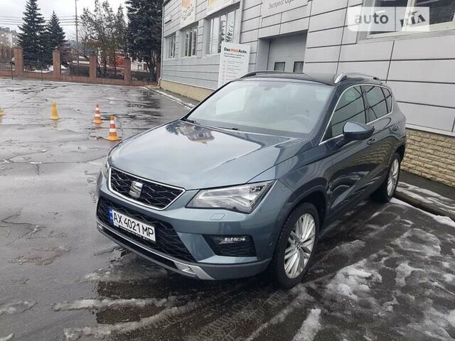 Сірий Сеат Ateca, об'ємом двигуна 2 л та пробігом 102 тис. км за 24900 $, фото 2 на Automoto.ua