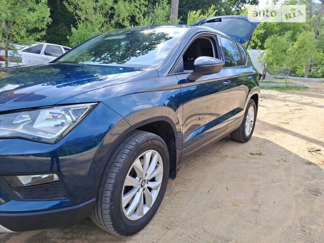 Синій Сеат Ateca, об'ємом двигуна 1.6 л та пробігом 210 тис. км за 17600 $, фото 11 на Automoto.ua