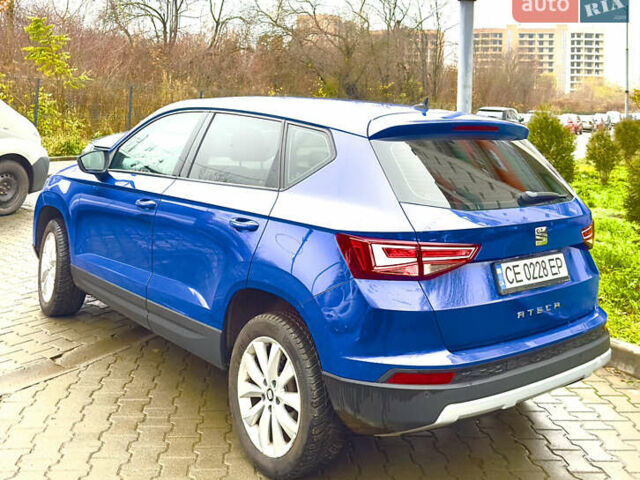Синий Сеат Ateca, объемом двигателя 1.4 л и пробегом 60 тыс. км за 19200 $, фото 6 на Automoto.ua