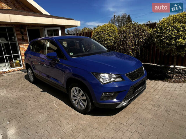 Синий Сеат Ateca, объемом двигателя 1.6 л и пробегом 35 тыс. км за 13900 $, фото 4 на Automoto.ua
