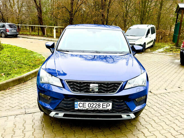 Синий Сеат Ateca, объемом двигателя 1.4 л и пробегом 60 тыс. км за 19200 $, фото 3 на Automoto.ua