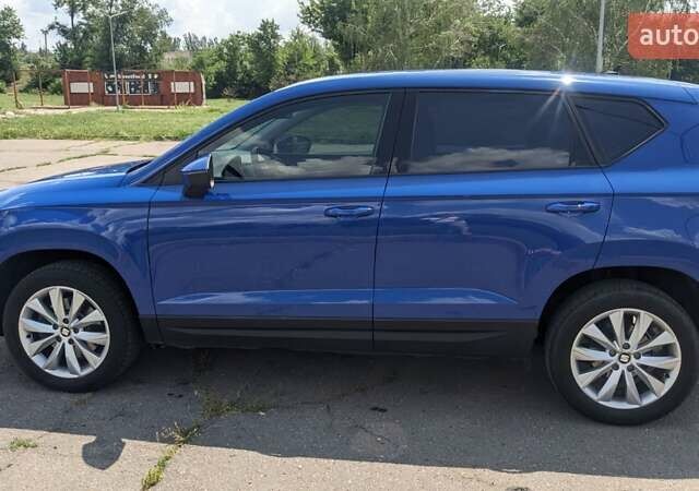 Сеат Ateca 2018 в Кривом Роге на Automoto.ua Синий Сеат Ateca, объемом двигателя 1.4 л и пробегом 72 тыс. км за 19200 $, фото 8 на Automoto.ua