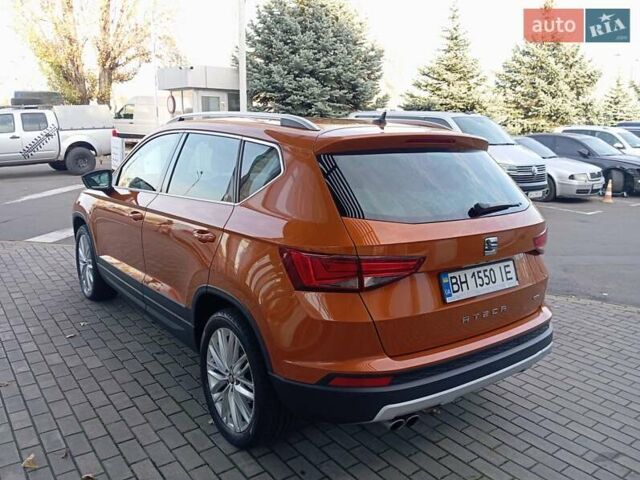 Помаранчевий Сеат Ateca, об'ємом двигуна 1.4 л та пробігом 69 тис. км за 20900 $, фото 6 на Automoto.ua