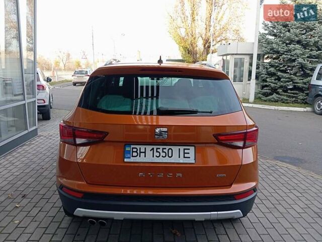 Помаранчевий Сеат Ateca, об'ємом двигуна 1.4 л та пробігом 69 тис. км за 20900 $, фото 5 на Automoto.ua