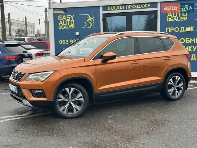 Оранжевый Сеат Ateca, объемом двигателя 1.4 л и пробегом 147 тыс. км за 20990 $, фото 7 на Automoto.ua