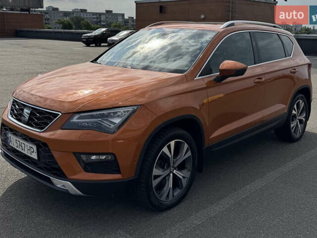 Оранжевый Сеат Ateca, объемом двигателя 1.4 л и пробегом 154 тыс. км за 20300 $, фото 1 на Automoto.ua